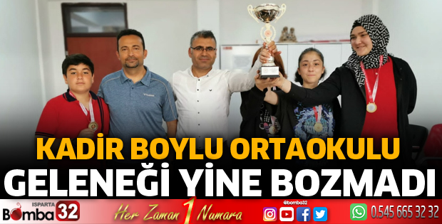 Kadir Boylu Ortaokulu geleneği bozmadı
