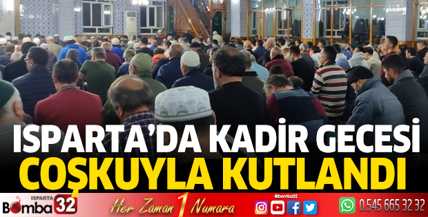 Kadir Gecesi coşkuyla kutlandı