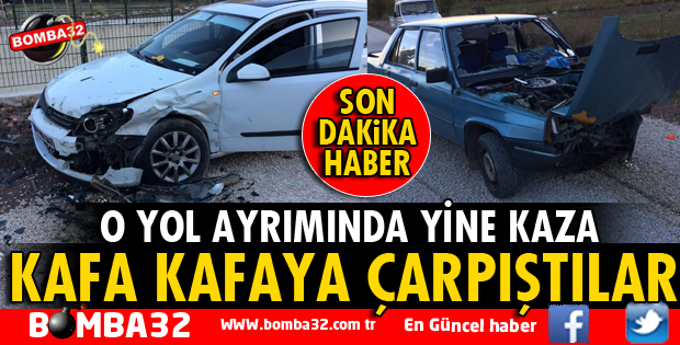 KAFA KAFAYA ÇARPIŞTILAR 3 YARALI VAR
