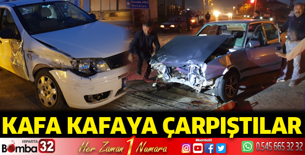 Kafa kafaya çarpıştılar