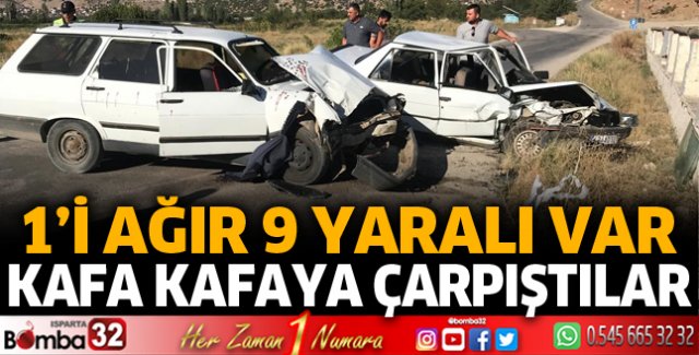Kafa kafaya çarpıştılar