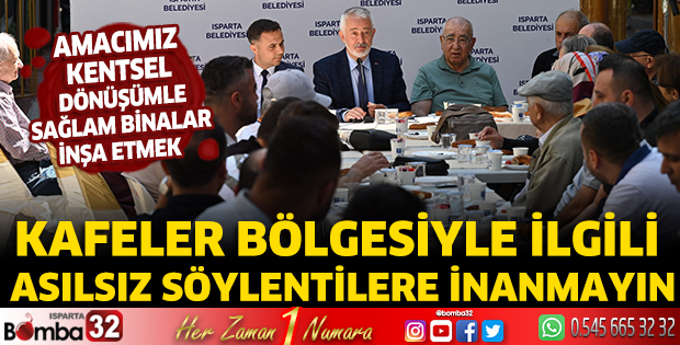 Kafeler bölgesiyle ilgili asılsız söylentilere inanmayın