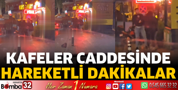 Kafeler Caddesinde hareketli dakikalar