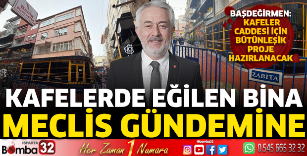 Kafelerde eğilen bina Meclis gündemine