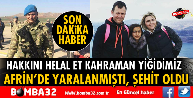 KAHRAMAN KOMUTANIMIZ ŞEHİT DÜŞTÜ