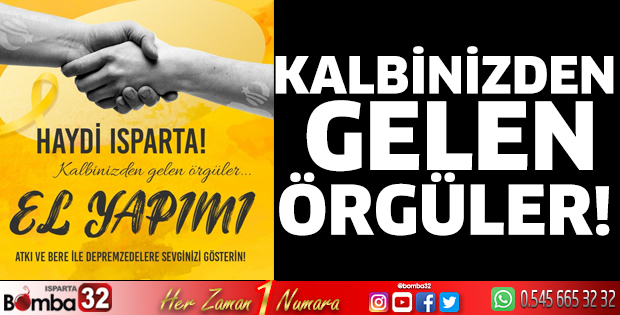 Kalbinizden gelen örgüler!