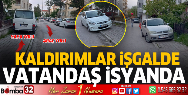 Kaldırımlar işgalde!