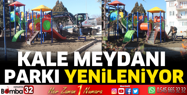 Kale Meydanı Parkı yenileniyor