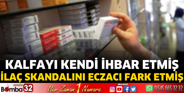 Kalfayı kendi ihbar etmiş