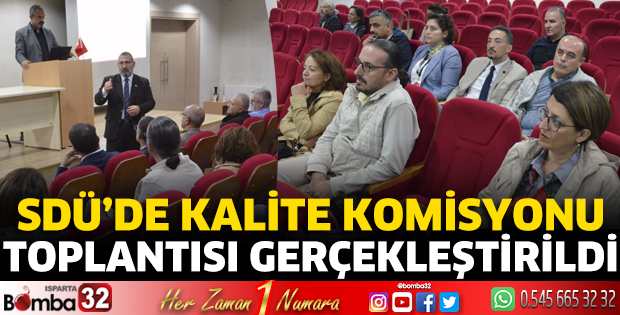 Kalite Komisyonu Toplantısı gerçekleştirildi