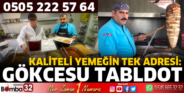 Kaliteli Yemeğin Tek Adresi GÖKCESU TABLDOT