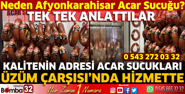 Kalitenin adresi: Acar Sucukları