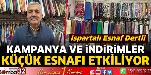 Kampanya ve indirimler küçük esnafı etkiliyor 