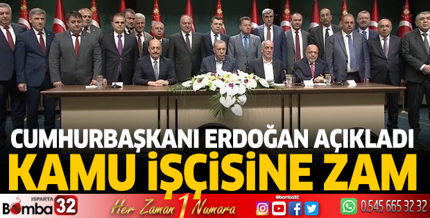 Kamu işçisine yüzde 45 zam