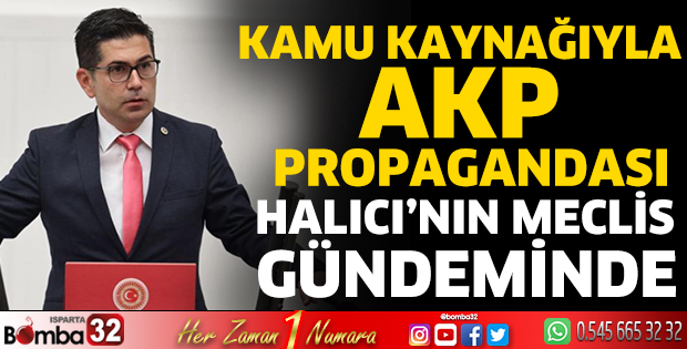 Kamu kaynağıyla AKP propagandası TBMM gündeminde