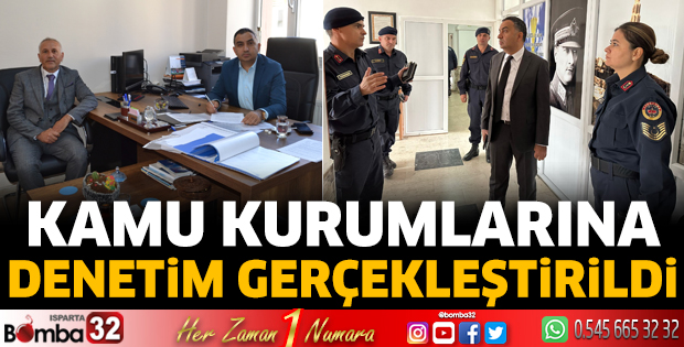 Kamu kurumlarına denetim gerçekleştirildi