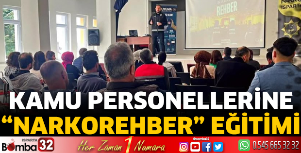 Kamu Personellerine “Narkorehber” Eğitimi