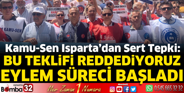 Kamu-Sen Isparta’dan sert tepki