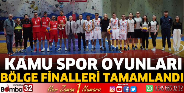 Kamu Spor Oyunları Bölge Finalleri tamamlandı 