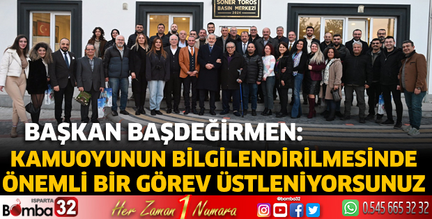 Kamuoyunun bilgilendirilmesinde önemli bir görev üstleniyorsunuz