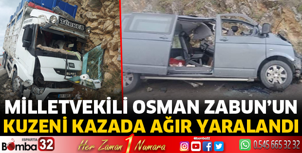 Kamyon ile minibüs çarpıştı: 1'i ağır 2 yaralı