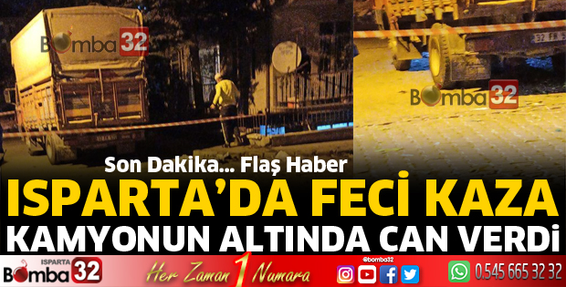 Kamyonun altında can verdi
