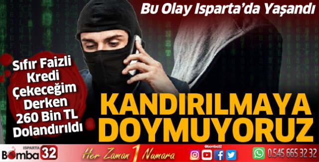 Kandırılmaya doymuyoruz