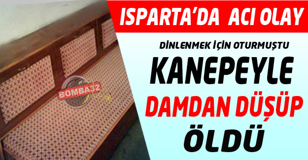 Kanepeyle Damdan Düşen Kadın Öldü