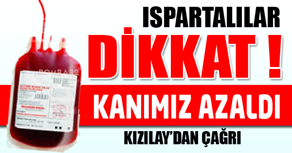 Kanımız Azalıyor