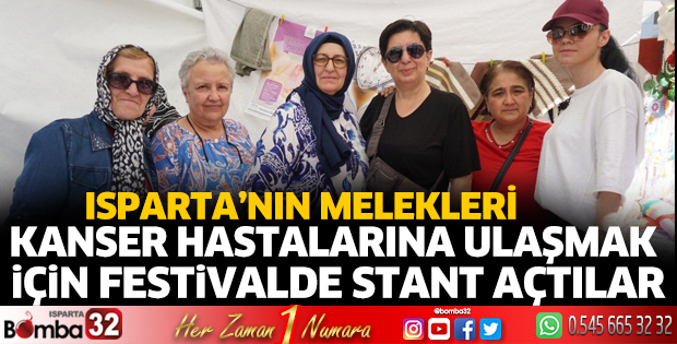 Kanser hastalarına ulaşmak için stant açtılar