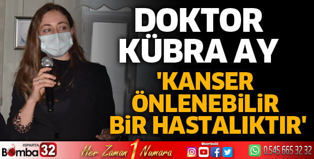 Kanser önlenebilir bir hastalıktır