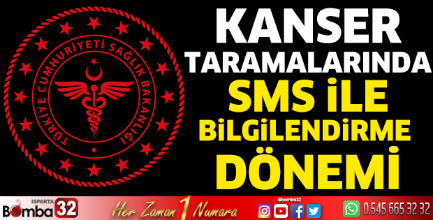 Kanser taramalarında SMS ile bilgilendirme dönemi