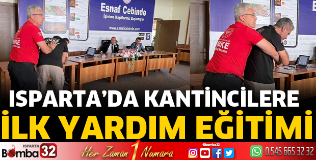 Kantincilere ilk yardım eğitimi