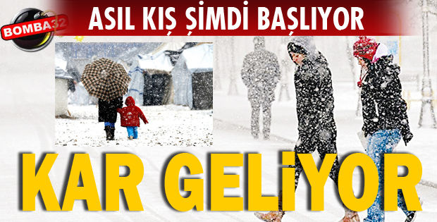KAR GELİYOR!