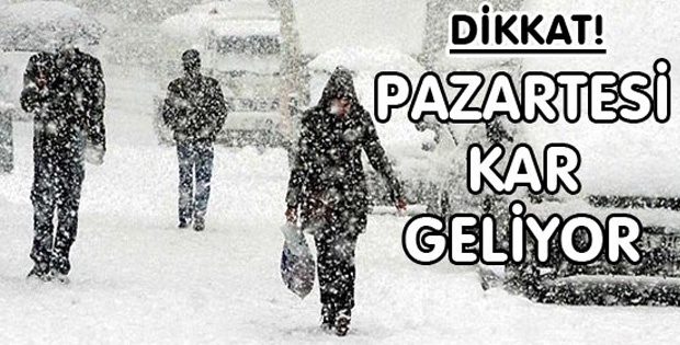 KAR GELİYOR!