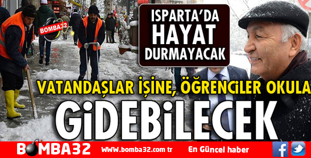 KAR TATİLİ YOK AMA BELEDİYE VAR
