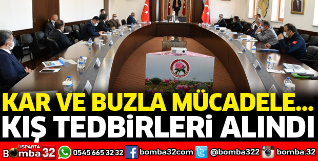 KAR VE BUZLA MÜCADELE KOORDİNASYON TOPLANTISI YAPILDI