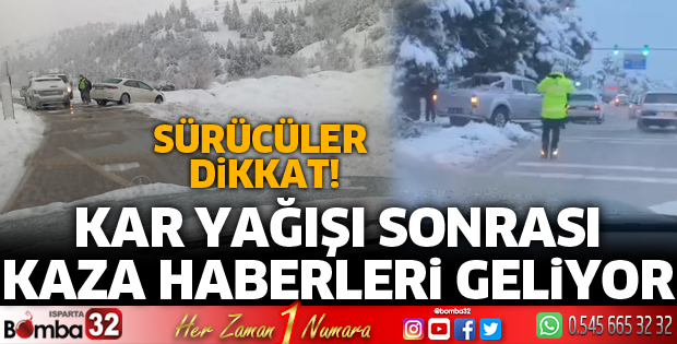 Kar yağışı etkisini artırıyor! Sürücüler dikkat