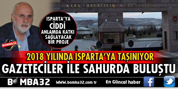 KARA HAVACILIK OKULU 2018 YILINDA ISPARTA'DA