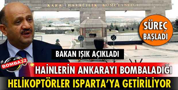 KARA HAVACILIK OKULU ISPARTA'YA TAŞINIYOR!