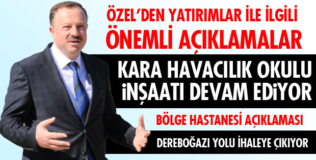KARA HAVACILIK OKULU'NDA İNŞAAT YENİDEN BAŞLADI