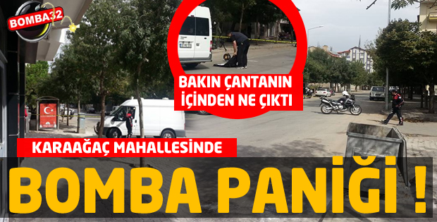 Karaağaç Mahallesinde Bomba Paniği!