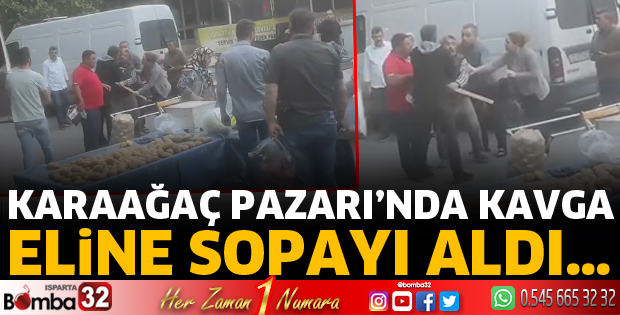 Karaağaç Pazarında kavga