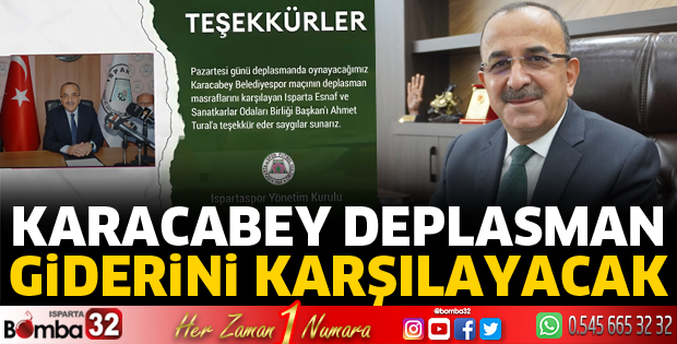 Karacabey deplasman giderini Tural karşılayacak