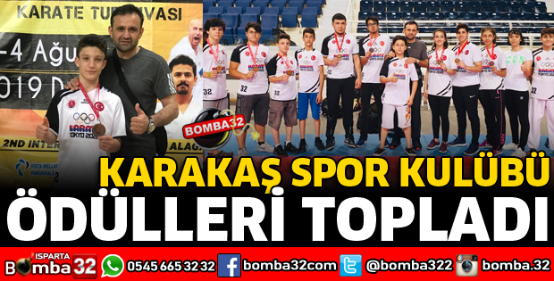 KARAKAŞ SPOR KULÜBÜ ÖDÜLE DOYMUYOR