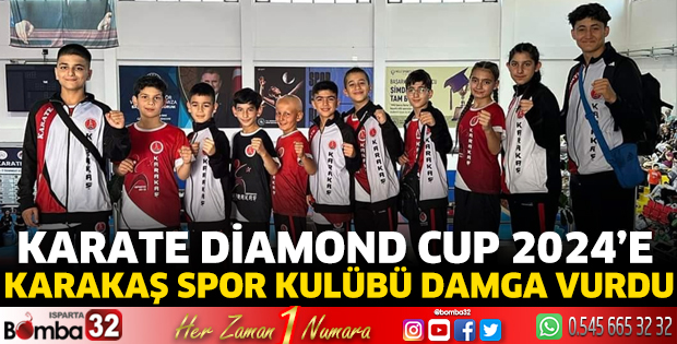 Karate Diamond Cup 2024’e Karakaş Spor Kulübü damga vurdu 