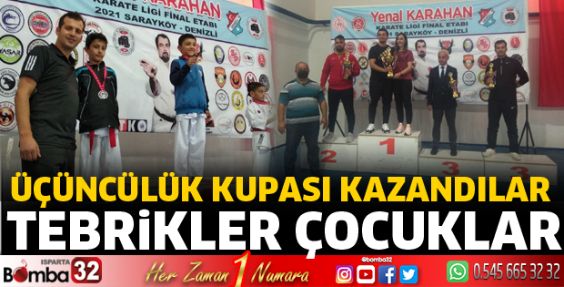 Karatede dereceye girdiler