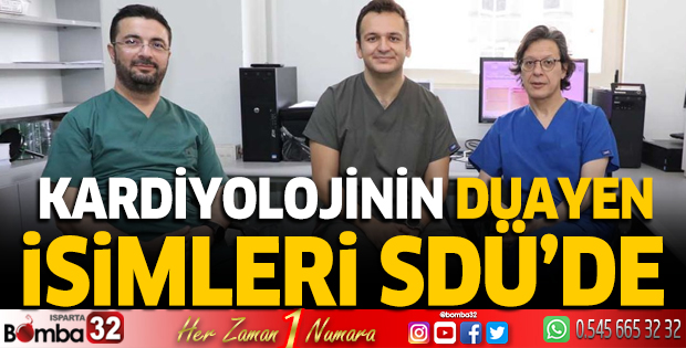 Kardiyolojinin duayen isimleri SDÜ'de