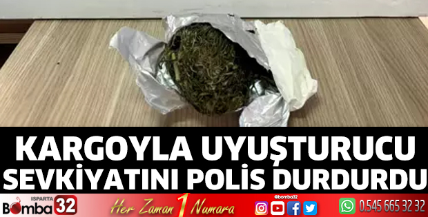 Kargoyla uyuşturucu sevkiyatını polis durdurdu