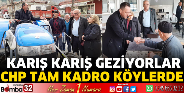 Karış karış geziyorlar